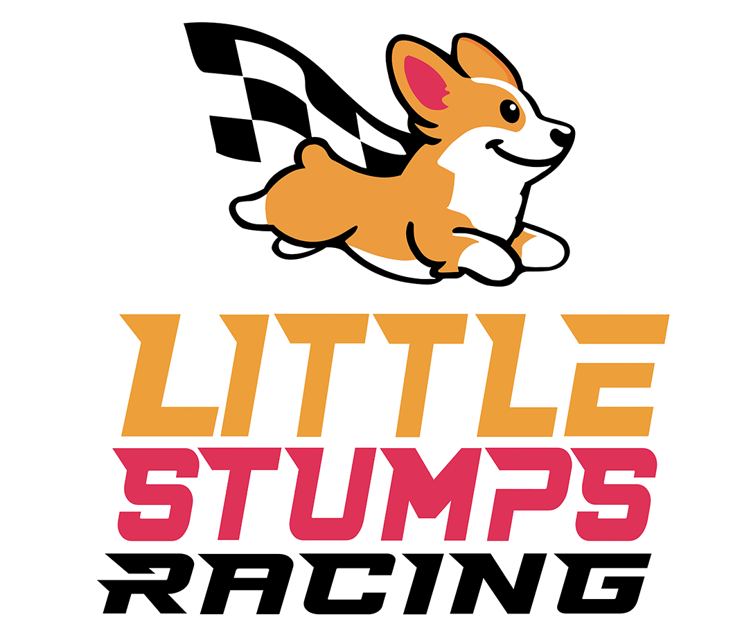 Little Stumps Racing Corgi Stickers