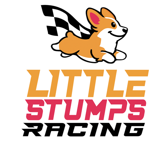 Little Stumps Racing Corgi Stickers